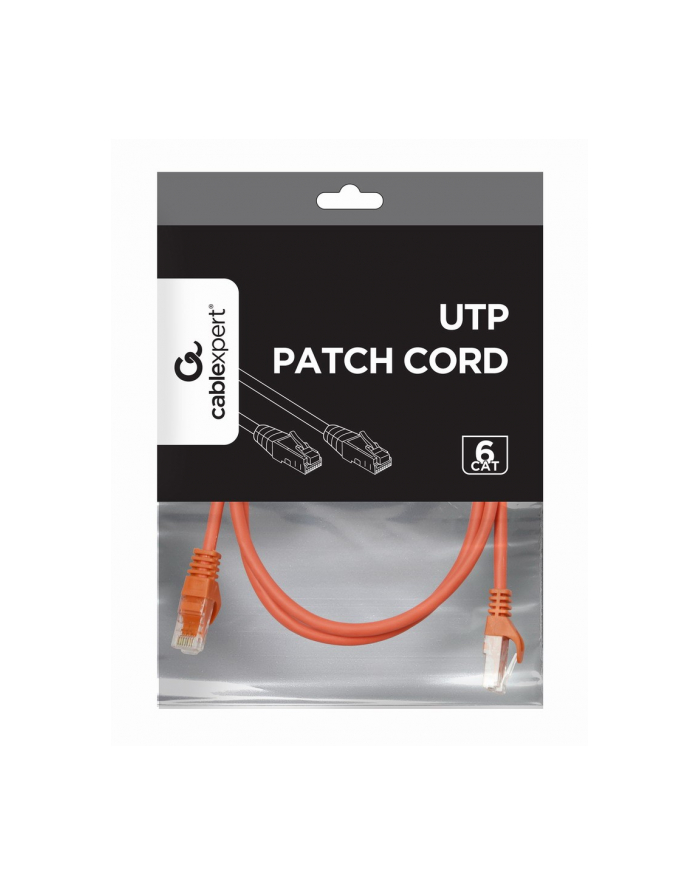 GEMBIRD patchcord kat 6 UTP zalewane końcówki 1.5m czerwony główny