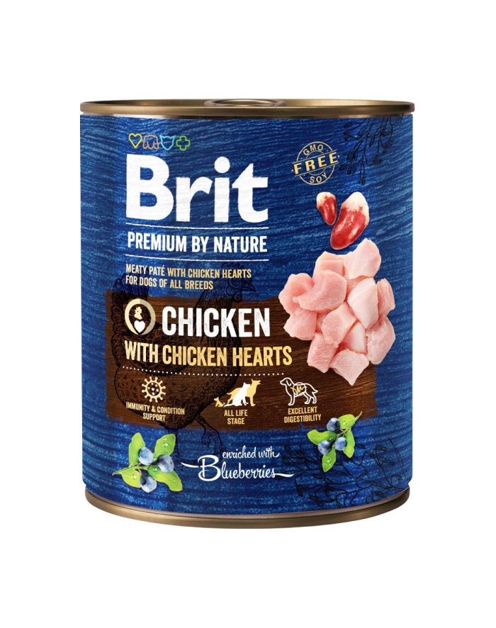 Brit Premium By Nature Chicken'amp;Hearts 800g główny