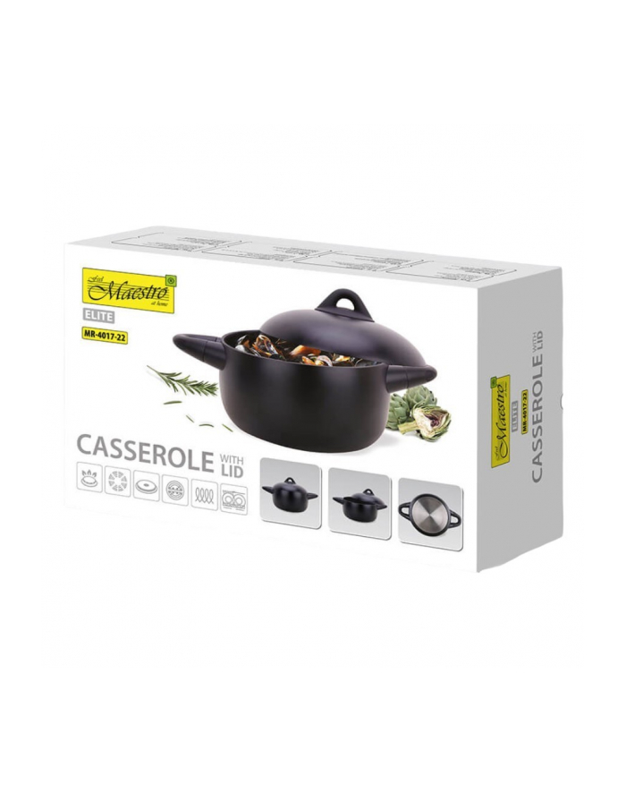Garnek z pokrywką 22cm 4,0l Maestro MR-4017-22 główny
