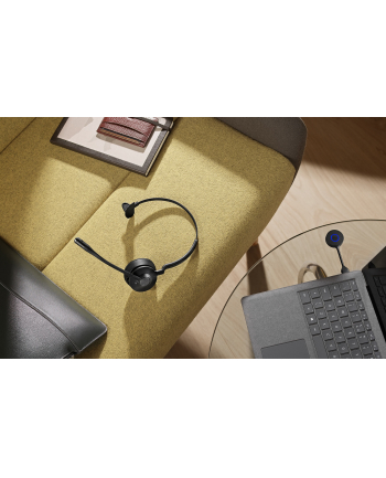 Jabra Engage 55 UC, Headset (Kolor: CZARNY, USB-A, stereo, base station, low energy consumption)