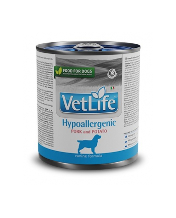 FARMINA VET LIFE NATURAL DIET DOG HYPOALLERGENIC PORK'amp;POTATO 300g