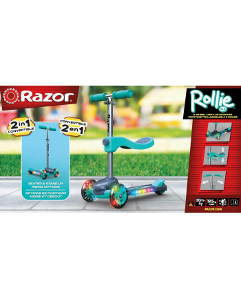 RAZOR Hulajnoga 3 kołowa 2w1 Rollie DLX - 20073645