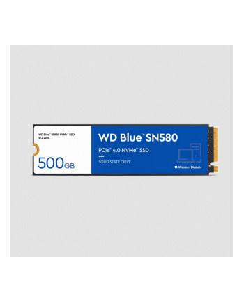 Dysk SSD WD Blue SN580 500GB M2 NVMe WDS500G3B0E