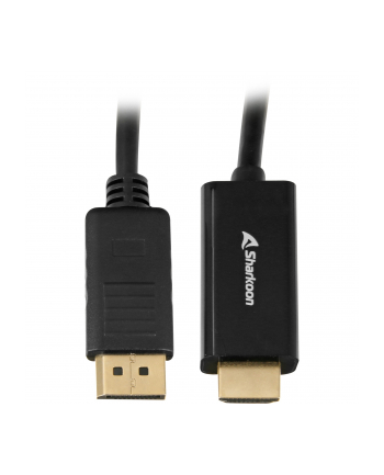 Sharkoon Displayport 1.2 to HDMI 4K Black 1m ACTIVE 4Kx2K 60hz cable adapter