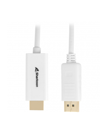 Sharkoon Displayport 1.2 to HDMI 4K White 2m ACTIVE 4Kx2K 60hz cable adapter nr 2