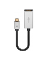 goobay USB adapter, USB-C plug > HDMI socket (Kolor: CZARNY/silver, 15cm) - nr 7