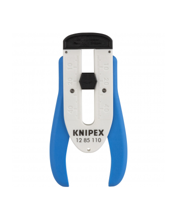 KNIPEX stripping tool 12 85 110 SB for glass fibers, stripping/dismantling tool (blue/Kolor: BIAŁY)