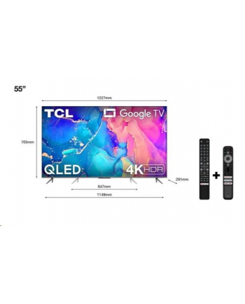 Telewizor 58''; TCL 58P635 (4K UHD HDR DVB-T2/HEVC Google TV)