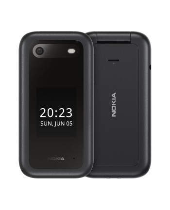 Nokia 2660 Flip, Mobile Phone (Black, Dual SIM, 48 MB)