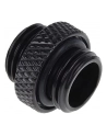 Alphacool icicle double nipple G1/4 AG to G1/4 AG, connection (Kolor: CZARNY, for soft hoses (PVC, silicone, neoprene)) - nr 5