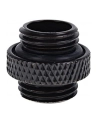 Alphacool icicle double nipple G1/4 AG to G1/4 AG, connection (Kolor: CZARNY, for soft hoses (PVC, silicone, neoprene)) - nr 8