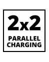 Einhell Power X-Quattrocharger 4A, charger (red) - nr 12