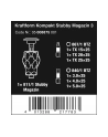 Wera Kraftform compact stubby magazine 3 bit set (Kolor: CZARNY/green, 7 pieces) - nr 8