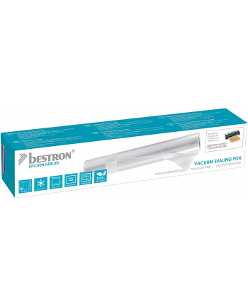 Bestron vacuum film roll for AVS501, vacuum film (transparent, 28cm wide)