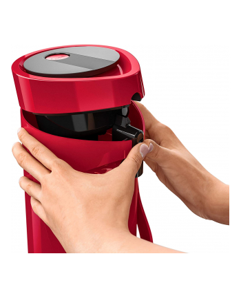 Emsa PONZA pump vacuum jug 1.9 liters (red (glossy), Comfort Press)