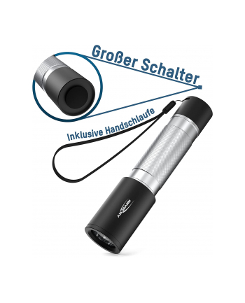Ansmann Daily Use 300B, flashlight (silver/Kolor: CZARNY)