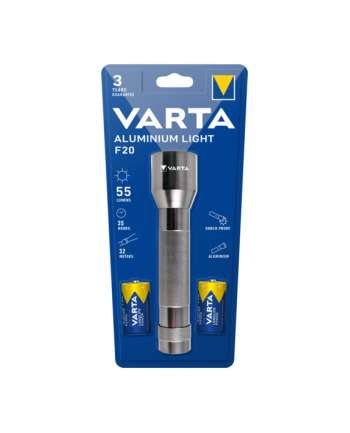 Varta Aluminum Light F20 Pro, Flashlight (Kolor: CZARNY)