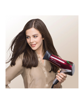 Braun Satin Hair 7 Color HD770, hair dryer (red/silver)