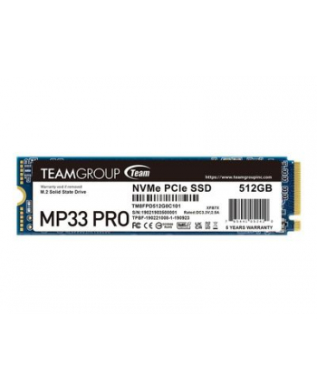 Team Group MP33 PRO SSD - 512GB - M.2 - PCIe 3.0 x4