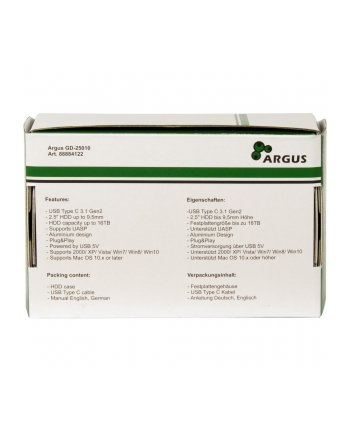 Inter-Tech GD-25010 Drive Case (Black) nr 1