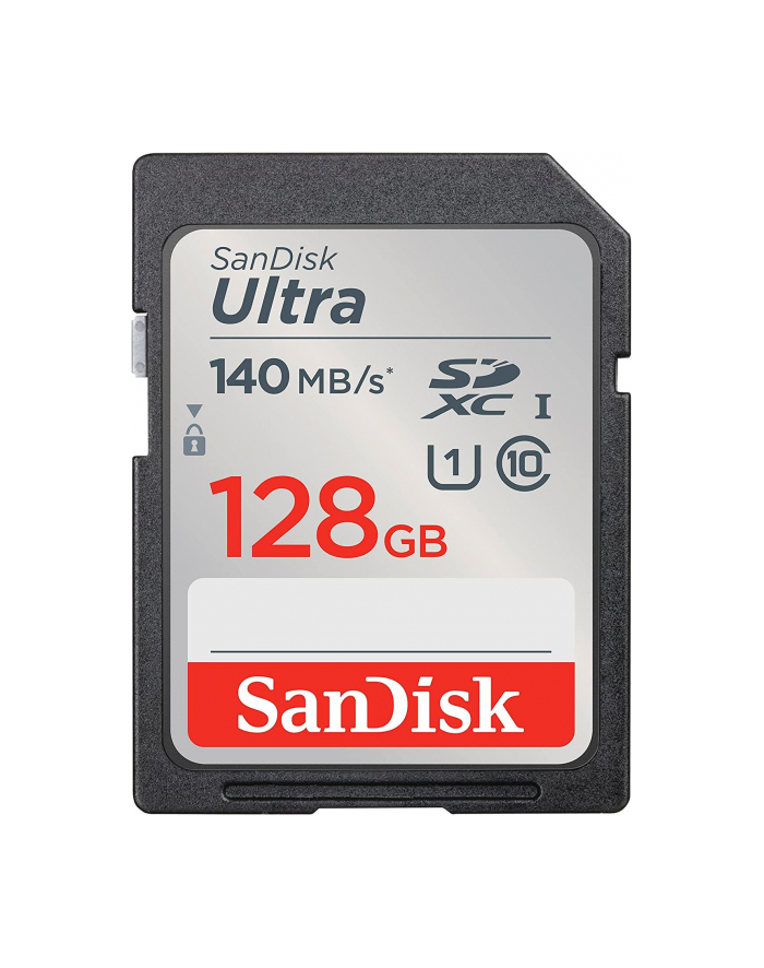 SanDisk Ultra 128GB GB SDXC, memory card (Kolor: CZARNY, UHS-I U1, Class 10) główny