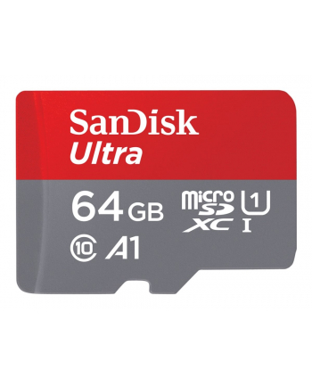 SanDisk Ultra 64 GB microSDXC, card (UHS-I U1, Class 10, A1)