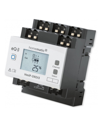 Homematic IP dimming actuator for DIN rail mounting - triple (HmIP-DRDI3), dimmer