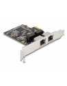 DeLOCK PCIE x1 to 2x RJ45 Gbit, network camera - nr 1
