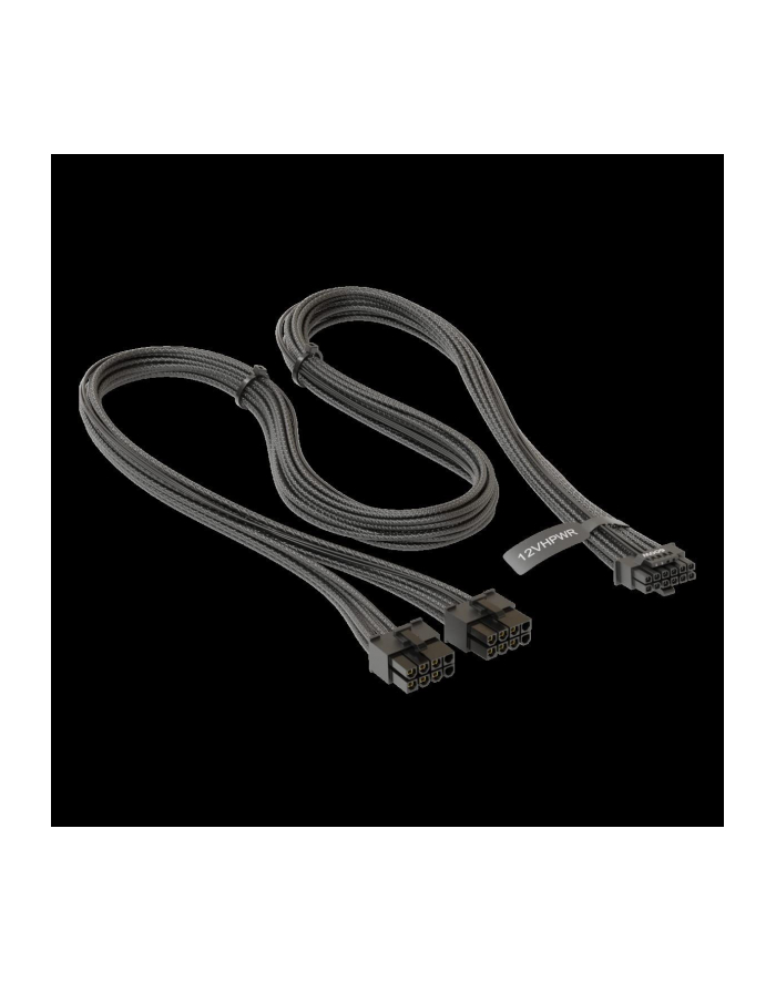 Seasonic 12VHPWR PCIe Adapter Cable (Kolor: CZARNY, 0.75 meter) główny
