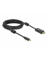 DeLOCK USB adapter cable, USB-C plug > HDMI 4K plug (Kolor: CZARNY, 5 meters, active cable) - nr 1