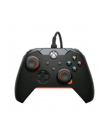 PDP Wired Controller - Atomic Black, Gamepad (Kolor: CZARNY/orange, for Xbox Series X|S, Xbox One, PC)