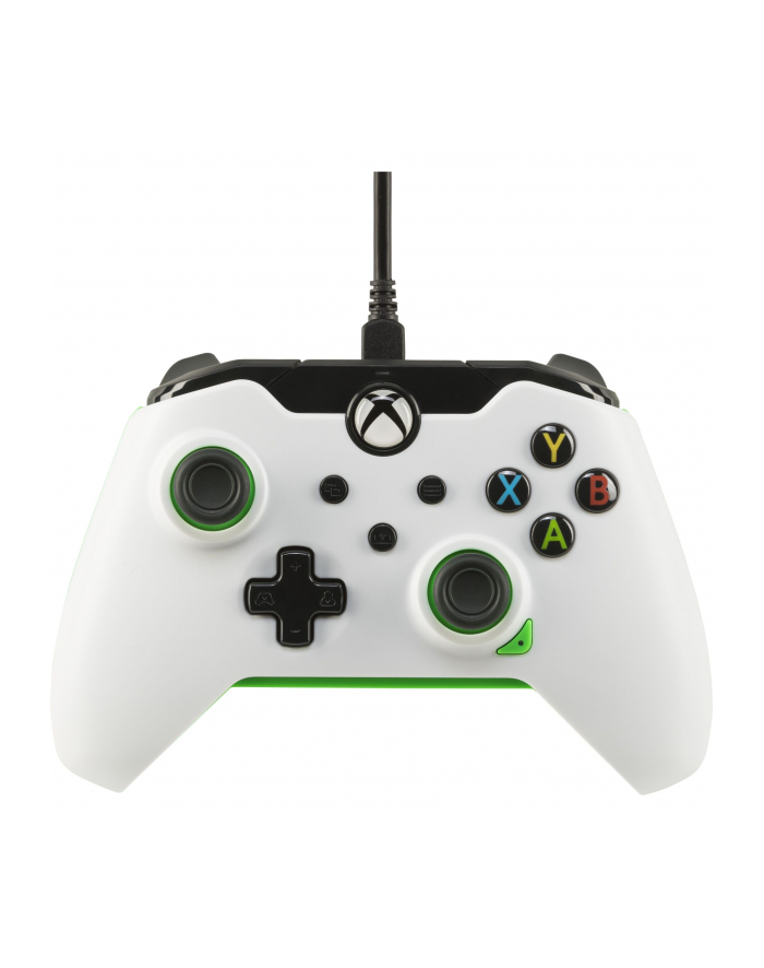 PDP Wired Controller - Neon White, Gamepad (Kolor: BIAŁY/green, for Xbox Series X|S, Xbox One, PC) główny