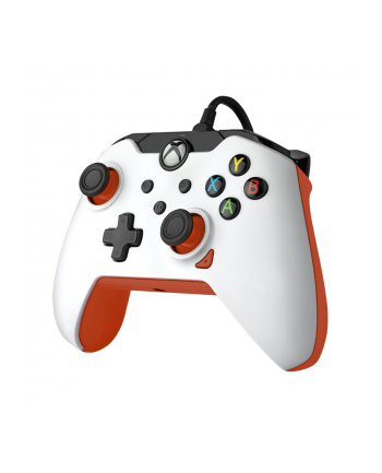 PDP Wired Controller - Atomic White, Gamepad (Kolor: BIAŁY/orange, for Xbox Series X|S, Xbox One, PC)