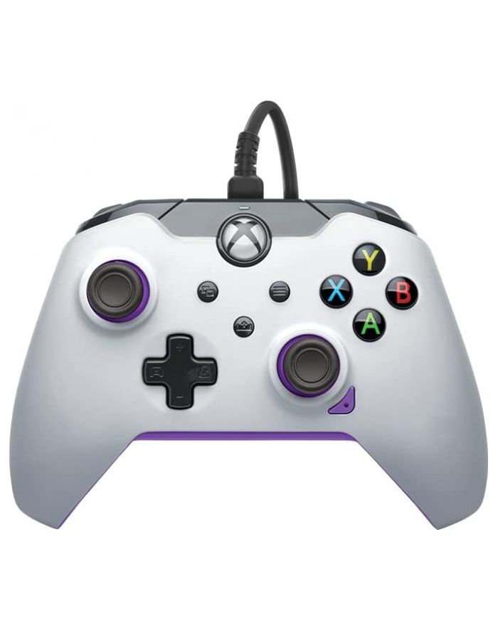 PDP Wired Controller - Kinetic White, Gamepad (Kolor: BIAŁY/neon purple, for Xbox Series X|S, Xbox One, PC) główny