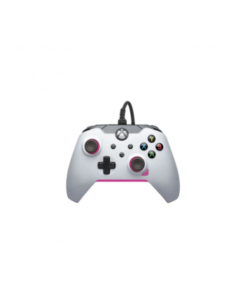 PDP Wired Controller - Fuse White, Gamepad (Kolor: BIAŁY/purple, for Xbox Series X|S, Xbox One, PC)