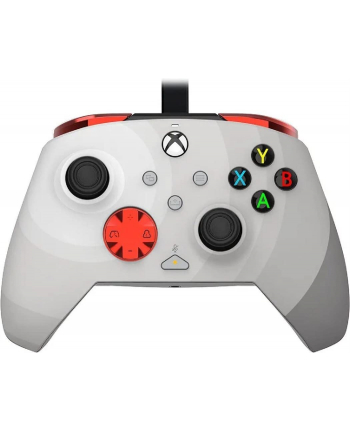 PDP Rematch Advanced Wired Controller - Radial White, Gamepad (grey/red, for Xbox Series X|S, Xbox One, PC)