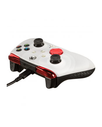 PDP Rematch Advanced Wired Controller - Radial White, Gamepad (grey/red, for Xbox Series X|S, Xbox One, PC)