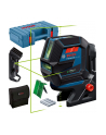 bosch powertools Bosch combi laser GCL 2-50 G Professional, with ceiling clamp, cross line laser (blue/Kolor: CZARNY, green laser lines, with bracket RM10 Professional) - nr 1