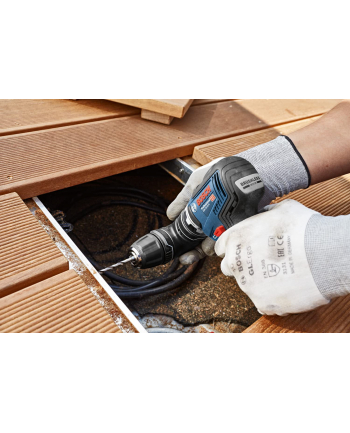 bosch powertools Bosch Cordless Drill GSR 12V-35 FC Professional solo, 12V (blue/Kolor: CZARNY, without battery and charger, with FlexiClick attachments, L-BOXX)