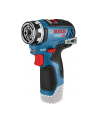 bosch powertools Bosch Cordless Drill GSR 12V-35 FC Professional solo, 12V (blue/Kolor: CZARNY, without battery and charger, with FlexiClick attachments, L-BOXX) - nr 6