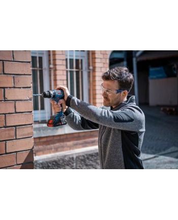 bosch powertools Bosch Cordless Impact Drill GSB 18V-90 C Professional solo, 18V (blue/Kolor: CZARNY, without battery and charger)