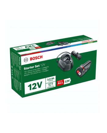 bosch powertools Bosch Starter Set 12 V (1 x 1.5 Ah, GAL 1210 CV) (Kolor: CZARNY, battery + charger) nr 1