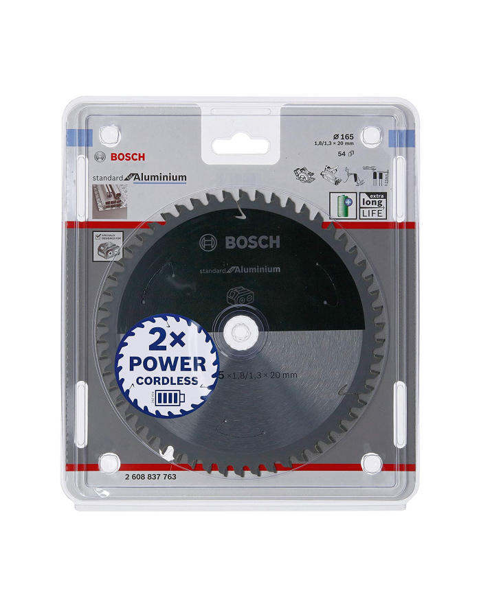 bosch powertools Bosch circular saw blade standard for aluminum, 165mm główny