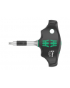 Wera 411 A RA T-handle adapter screwdriver with ratchet function (Kolor: CZARNY/green, 1/4'' with ball lock) - nr 12