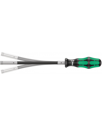 Wera 393 S bits hand holder, extra slim, with flexible shaft, screwdriver (Kolor: CZARNY/green)