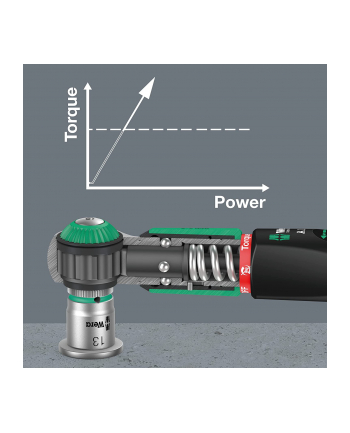 Wera torque wrench Safe-Torque A 1 (Kolor: CZARNY/green, 1/4'' square, 2-12 Nm)