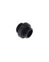Alphacool icicle double nipple G1/4 AG to G1/4 AG, connection (Kolor: CZARNY, for soft hoses (PVC, silicone, neoprene)) - nr 5