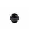 Alphacool icicle double nipple G1/4 AG to G1/4 AG, connection (Kolor: CZARNY, for soft hoses (PVC, silicone, neoprene)) - nr 6