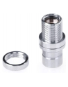Alphacool icicle quick release connector Schott G1/4 IG - Chrome, coupling (chrome) - nr 3