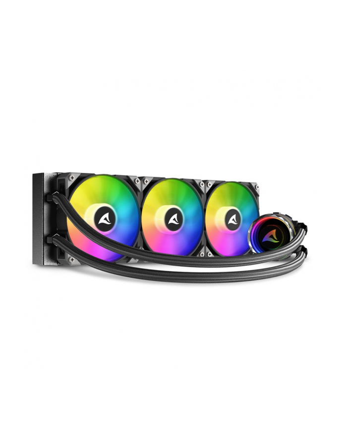 Sharkoon S90 RGB AIO 360mm Watercooling Set - 1150, 1151, 1155, 1156, 1366, 2011, 2011-3, AM2, AM2+, AM3, AM3+, FM1, FM2, AM4, 2066, TR4, sTRX4, 1200, 1700, AM5 główny